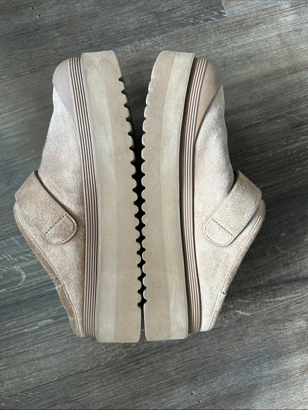 Tory Burch Mellow Shearling-Trimmed Suede Mules
